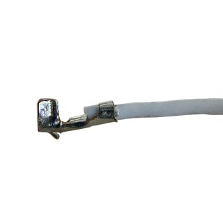 Litze mit einem Crimpkontakt fürMolex PicoBlade Buchse, UL1571, AWG 30, 20 cm, weiß