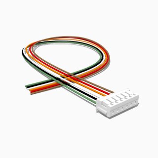 JST ZH Buchse mit 20 cm Kabel 6 polig, AWG 30, UL1571