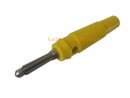 Laborstecker 4 mm Gelb