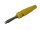 Laborstecker 4 mm Gelb