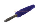 Laborstecker 4 mm Blau