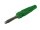 Laborstecker 4 mm Grün