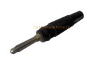Laborstecker 4 mm Schwarz