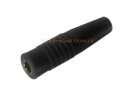 Laborkupplung 4 mm Schwarz