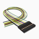 Harwin M20 Buchse mit 30 cm Kabel 9 polig, AWG 28, UL1571
