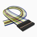 Harwin M20 Buchse mit 30 cm Kabel 10 polig, AWG 28, UL1571