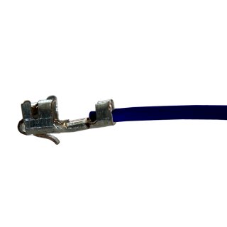 Litze mit einem Crimpkontakt für JST-XH Buchse, UL1571, AWG 28, 30 cm, blau