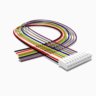 JST PH Buchse mit 30 cm Kabel, 10 polig, AWG 28, UL1571
