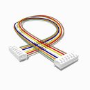 Kabel mit zwei JST ZH Buchsen 20 cm 7 polig, AWG 30, UL1571
