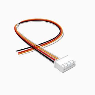 JST XH Buchse mit 35 cm Kabel 4 polig, AWG 26, UL1571