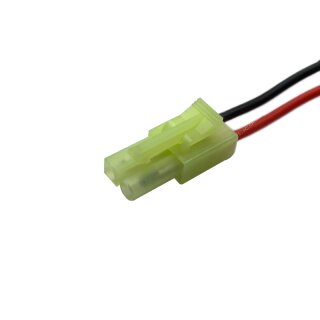 Mini Tamiya Stecker 2 polig mit 10 cm Kabel - RM 4,5 mm
