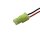 Mini Tamiya Stecker 2 polig mit 10 cm Kabel - RM 4,5 mm