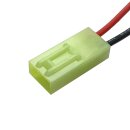 Mini Tamiya Buchse 2 polig mit 10 cm Kabel - RM 4,5 mm
