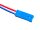 AMP DUBOX Buchse mit 15 cm Kabel, 2 polig, AWG 26, UL1007
