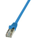 Patchkabel Cat.5e F/UTP, blau, 5m