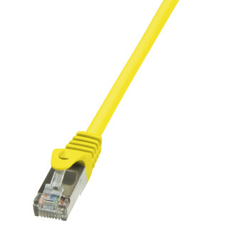 Patchkabel Cat.5e F/UTP, gelb, 2m
