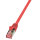Patchkabel Cat.6 S/FTP, PIMF, PrimeLine, rot, 1m