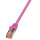 Patchkabel Cat.6 S/FTP, PIMF, PrimeLine, pink, 1m