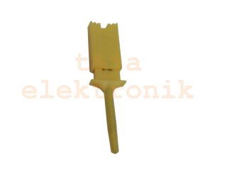 Miniatur Test Clips Gelb