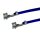 Litze mit zwei Crimpkontakten für JST PH Buchse, UL1007, AWG 26, 30 cm, blau