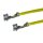 Litze mit zwei Crimpkontakten für JST PH Buchse, UL1007, AWG 26, 30 cm, gelb