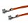 Litze mit zwei Crimpkontakten für JST PH Buchse, UL1007, AWG 26, 30 cm, orange