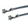 Litze mit zwei Crimpkontakten für JST PH Buchse, UL1007, AWG 26, 30 cm, grau