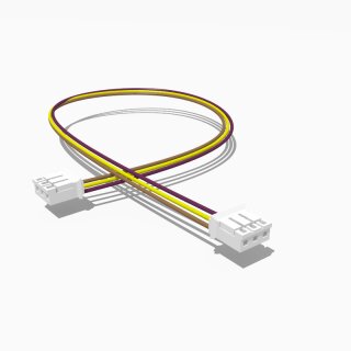 Kabel mit zwei JST PH Buchsen, 3 polig, 30 cm, AWG 26, UL1007