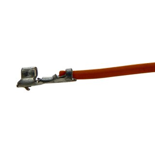 Litze mit einem Crimpkontakt für JST ZH, UL1571, AWG 28, 40 cm, gelb