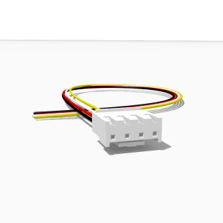 JST VH Buchse mit 20 cm Kabel, 4 polig, AWG 22, UL1007