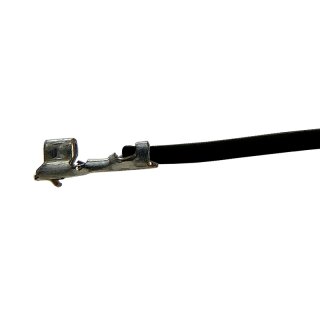 Litze mit einem Crimpkontakt für JST ZH, UL1571, AWG 28, 9 cm, schwarz