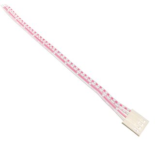 KF 2510 Buchse mit 15 cm Flachbandkabel, 4 polig, AWG 28, UL1007
