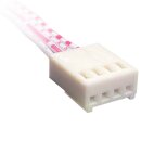 KF 2510 Buchse mit 15 cm Flachbandkabel, 4 polig, AWG 28, UL1007