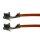 Litze mit zwei Crimpkontakten für JST-XH Buchse, UL1007, AWG 24, 30 cm, orange
