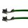 Litze mit zwei Crimpkontakten für JST-XH Buchse, UL1007, AWG 24, 30 cm, grün