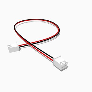 Kabel mit zwei JST XH Buchsen, 2 polig, 30 cm, AWG 24, UL1007