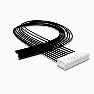 JST ZH Buchse mit 20 cm Kabel 9 polig, AWG 24, UL1571