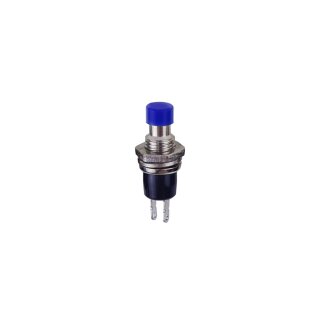 Miniatur-Drucktaster, SPST NO, Schließer, 250V 1A, blau