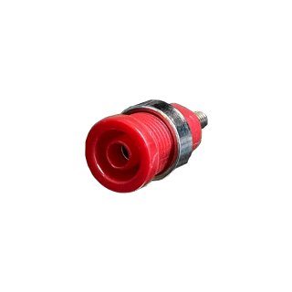 Einbaubuchse 4 mm Rot