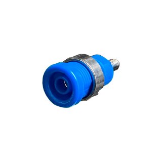 Einbaubuchse 4 mm Blau