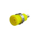 Einbaubuchse 4 mm Gelb