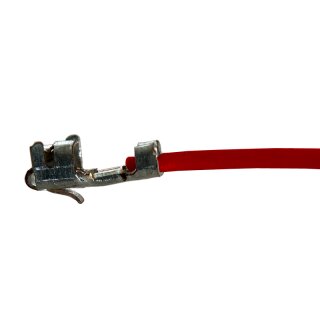 Litze mit einem Crimpkontakt für JST-XH Buchse, UL1007, AWG 24, 30 cm, rot