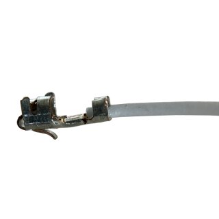 Litze mit einem Crimpkontakt für JST-XH Buchse, UL1007, AWG 24, 30 cm, weiß
