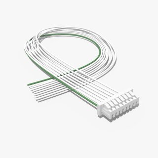 Micro JST Kabel mit einer Molex PicoBlade Buchse 20 cm, 8 polig, AWG 30, UL1571