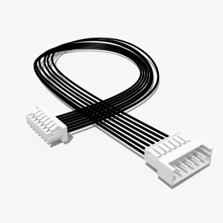 Micro JST Kabel mit Molex PicoBlade Buchse/Stecker 16 cm 7 polig, AWG 28, UL1571