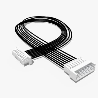 Micro JST Kabel mit Molex PicoBlade Buchse/Stecker 16 cm 8 polig, AWG 28, UL1571