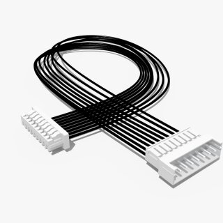 Micro JST Kabel mit Molex PicoBlade Buchse/Stecker 16 cm 9 polig, AWG 28, UL1571