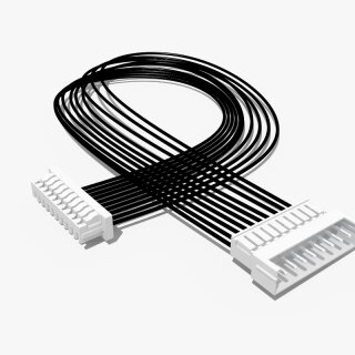 Micro JST Kabel mit Molex PicoBlade Buchse/Stecker 16 cm 10 polig, AWG 28, UL1571