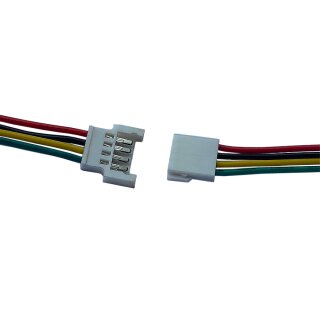 Kabelset der Serie Molex 51005/6 mit je 15 cm Kabel, 4 polig, AWG 26, UL1007