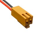 JAE IL Buchse mit 15 cm Kabel, 2 polig, AWG 26, UL1007